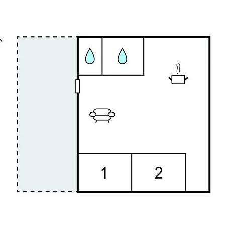 Σπίτι διακοπών 2 Bedroom Cozy In